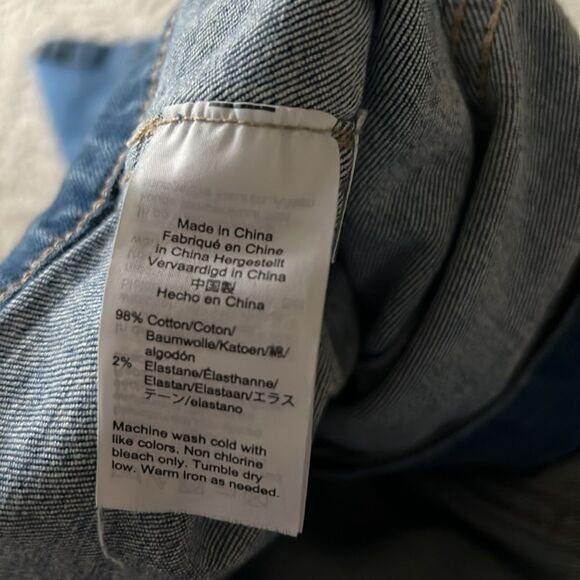 Madewell Tapered Jeans in Fernhill Wash: Seamed Edition No Pockets Size 32 - Picture 16 of 16